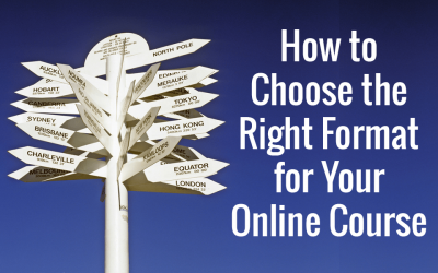 How to Choose the Right Format for Your Online Course